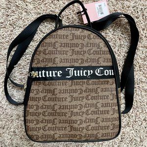 Juicy Couture Goth Stat Chestnut Our Zips Say It All Women's Backpack (New)